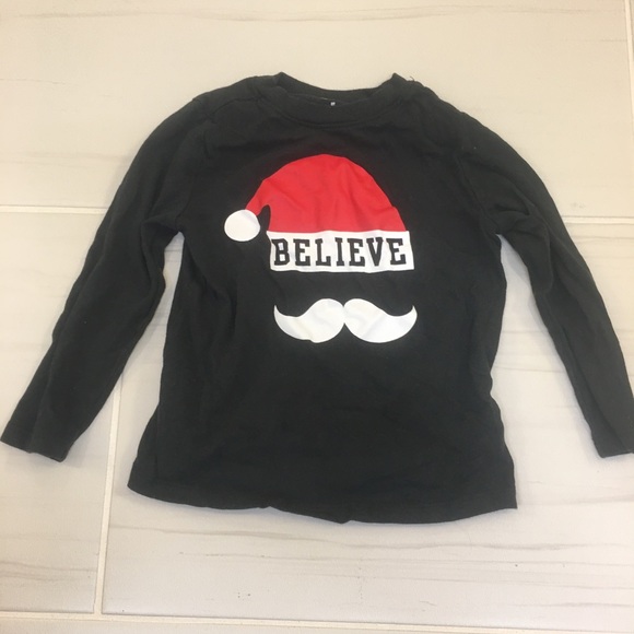 Old Navy Believe Santa Shirt 
